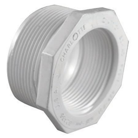 Charlotte Pipe And Foundry Charlotte Pipe Schedule 40 1-1/4 in. MPT X 1/2 in. D FPT PVC Reducing Bushing 1 pk PVC021122200